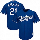 Dodgers 21 Walker Buehler Royal Cool Base Jersey Dzhi,baseball caps,new era cap wholesale,wholesale hats